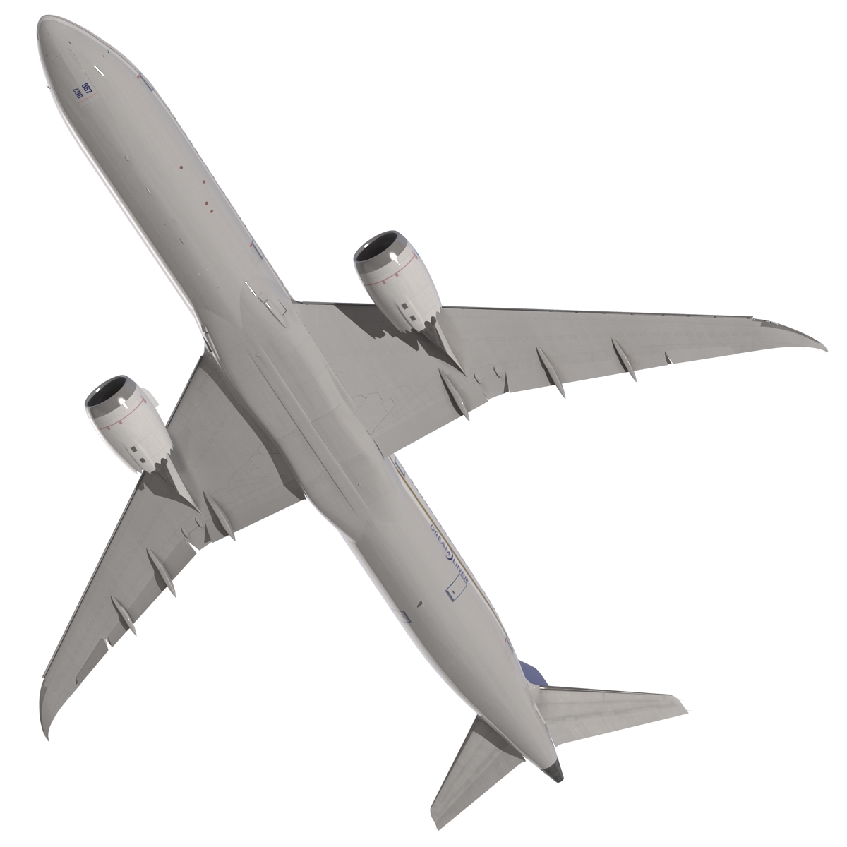 3D model Boeing 787 9 Dreamliner United