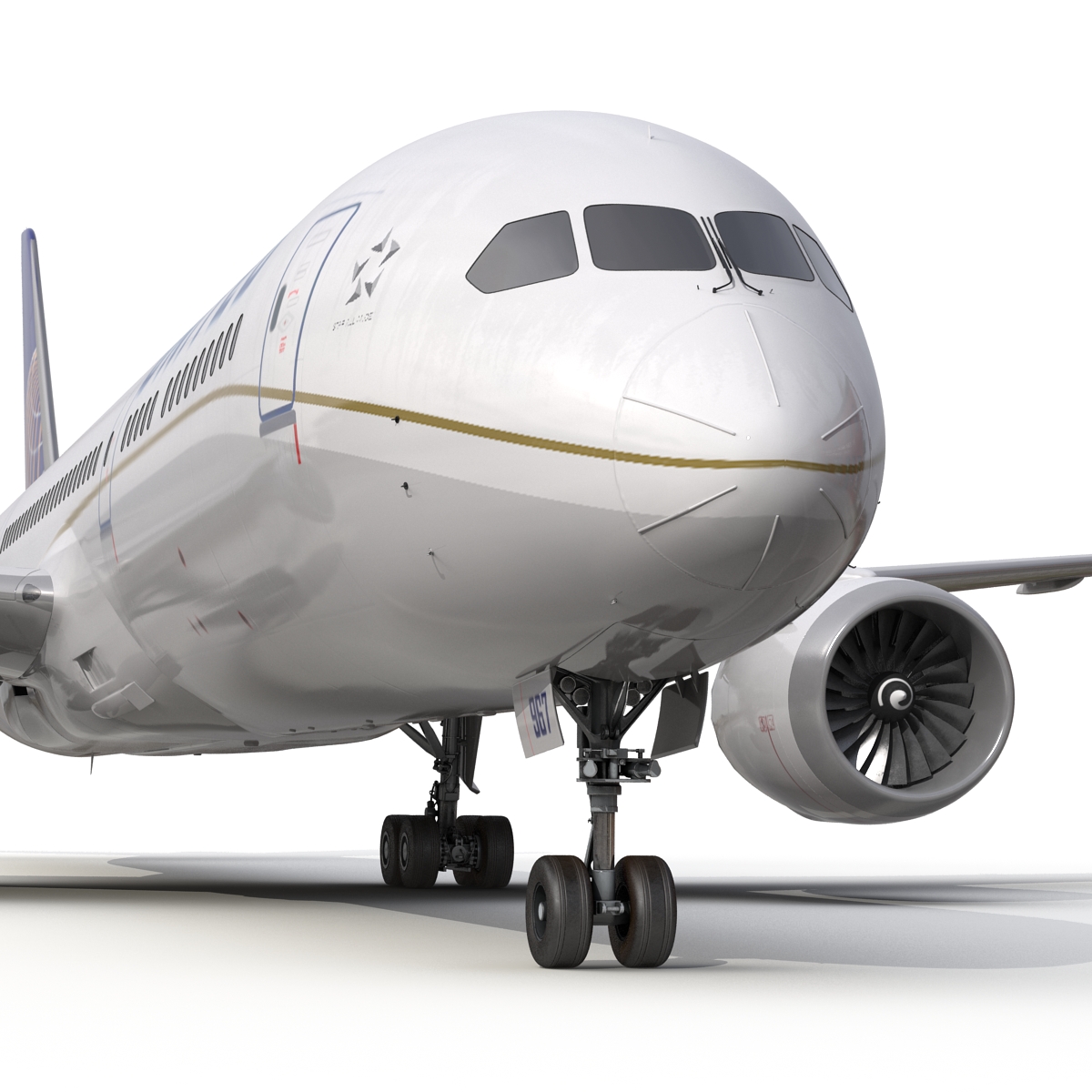 3D model Boeing 787 9 Dreamliner United