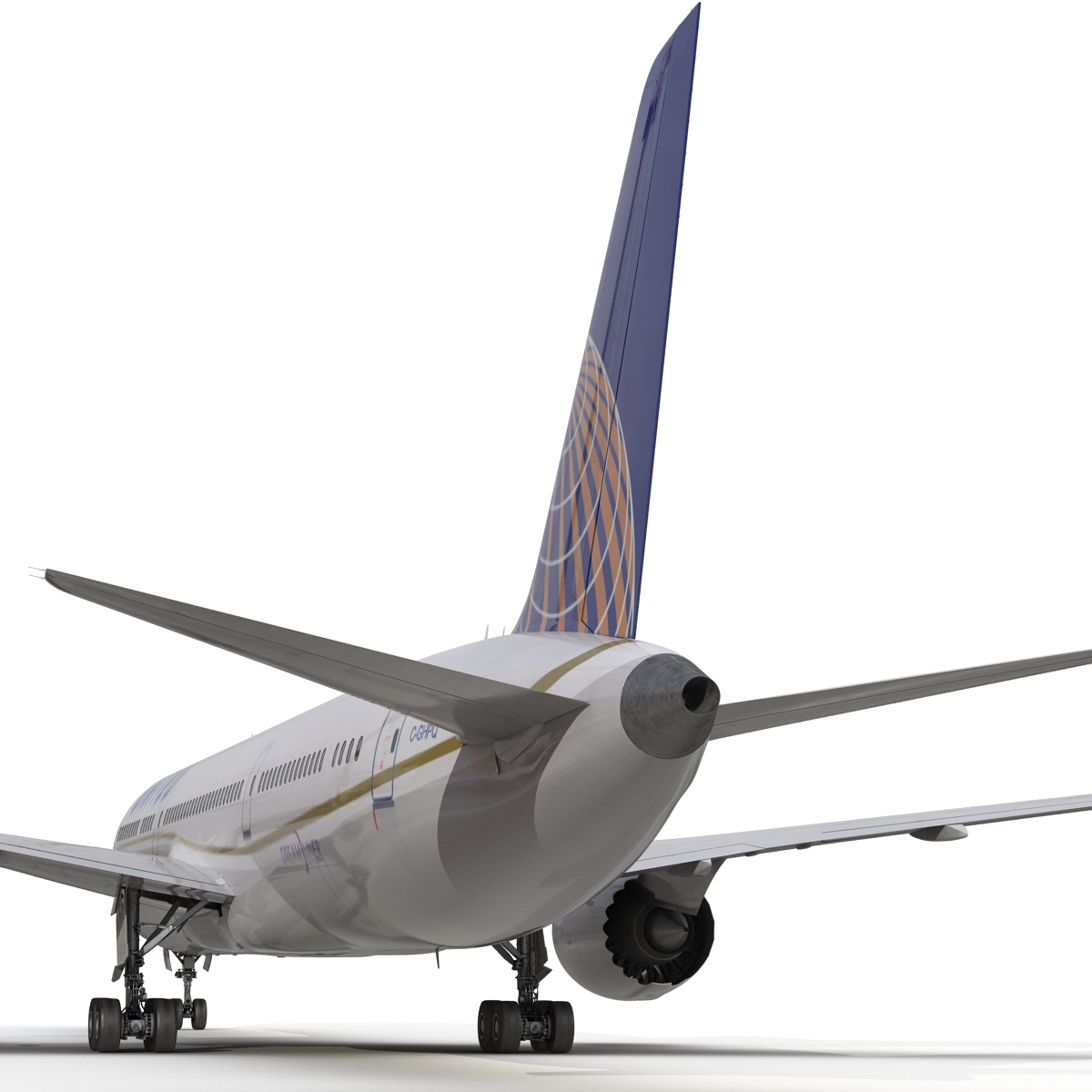 3D model Boeing 787 9 Dreamliner United