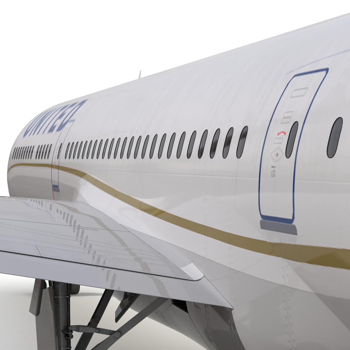 Boeing 787 9 Dreamliner United Rigged 3D