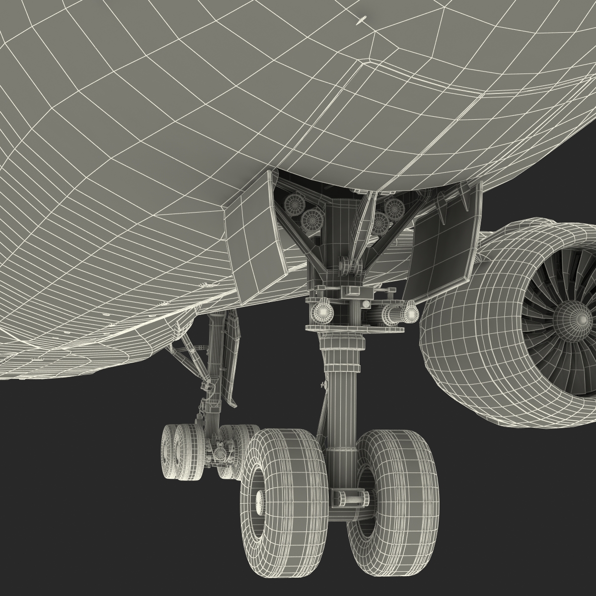 Boeing 787 9 Dreamliner United Rigged 3D