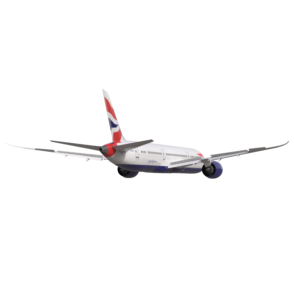 3D Boeing 787 9 Dreamliner British Airways Rigged