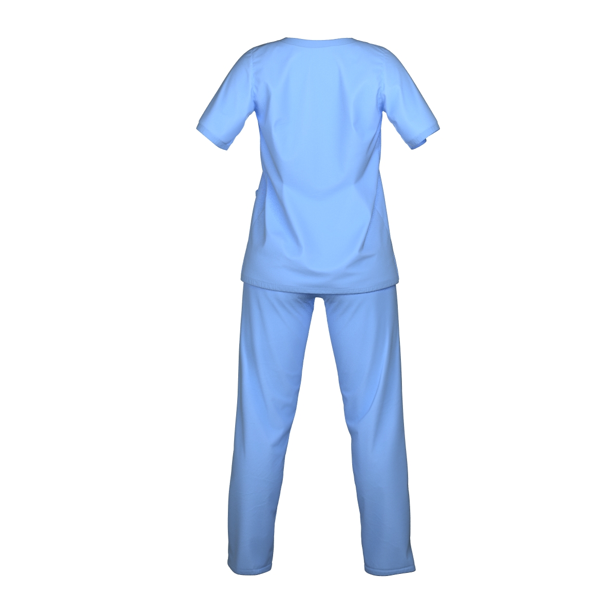 Female Surgeon Dress 17 Stained with Blood 3D