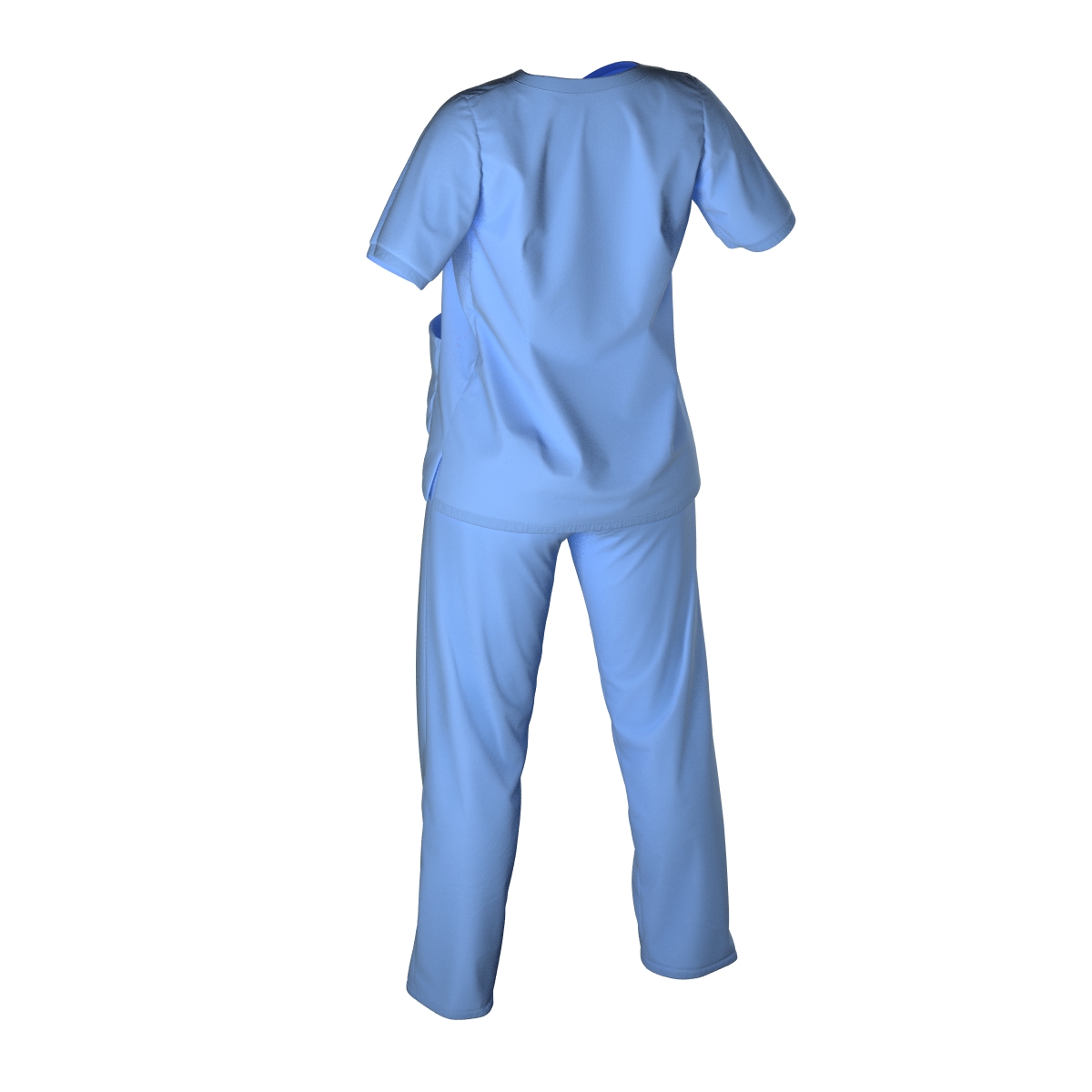 Female Surgeon Dress 17 Stained with Blood 3D