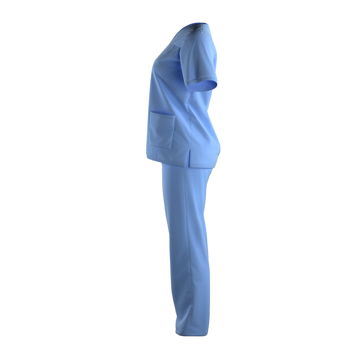 3D Female Surgeon Dress 17 model