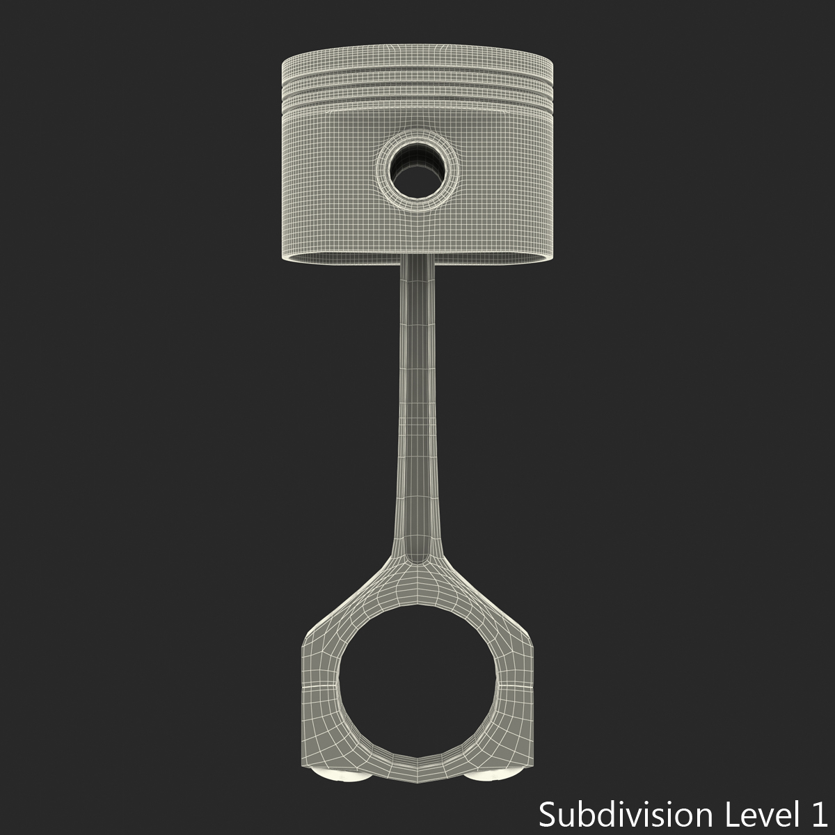 3D Engine Piston model