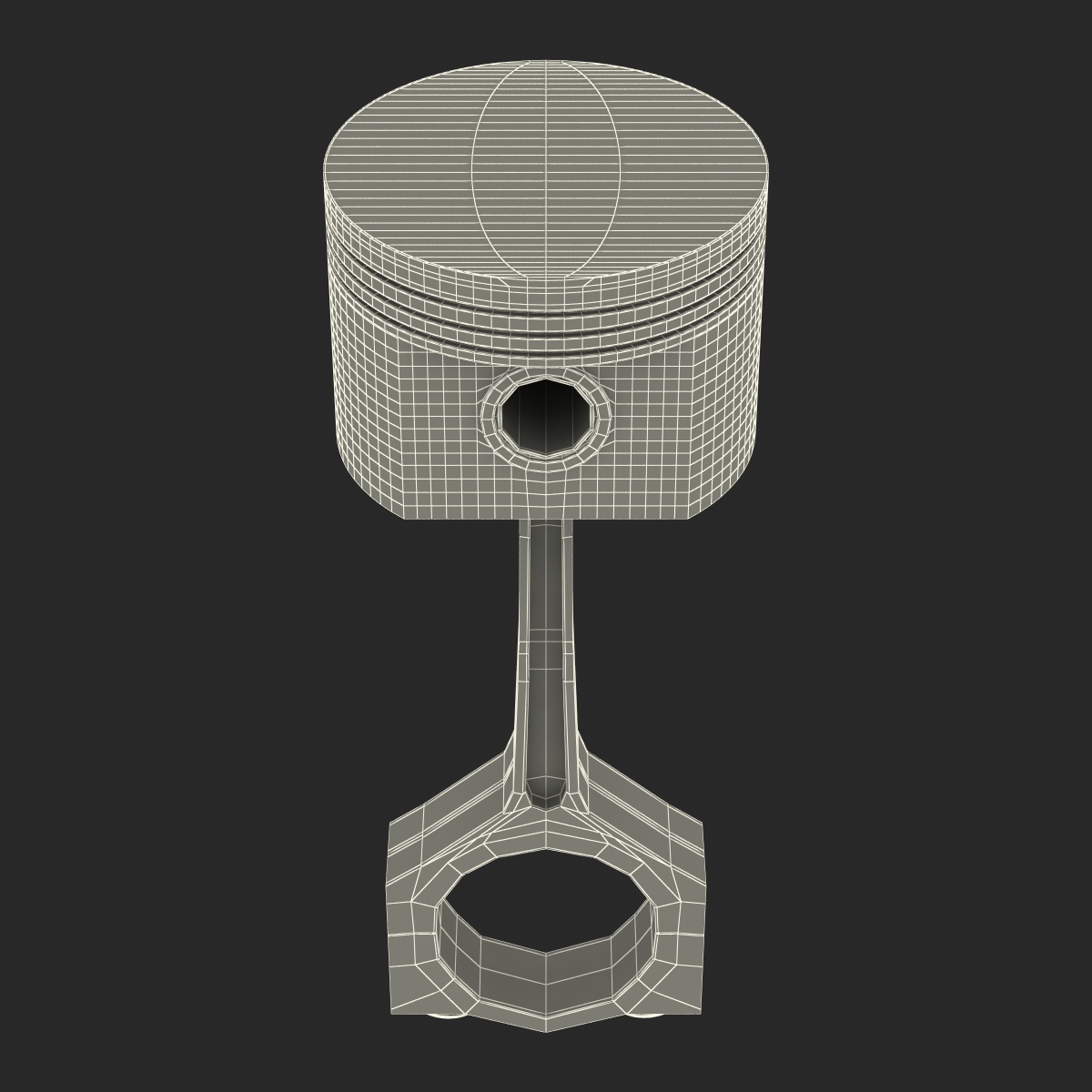 3D Engine Piston model