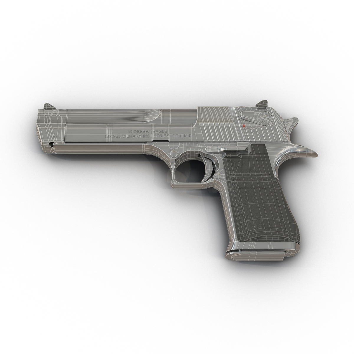 3D Pistol IMI Desert Eagle model