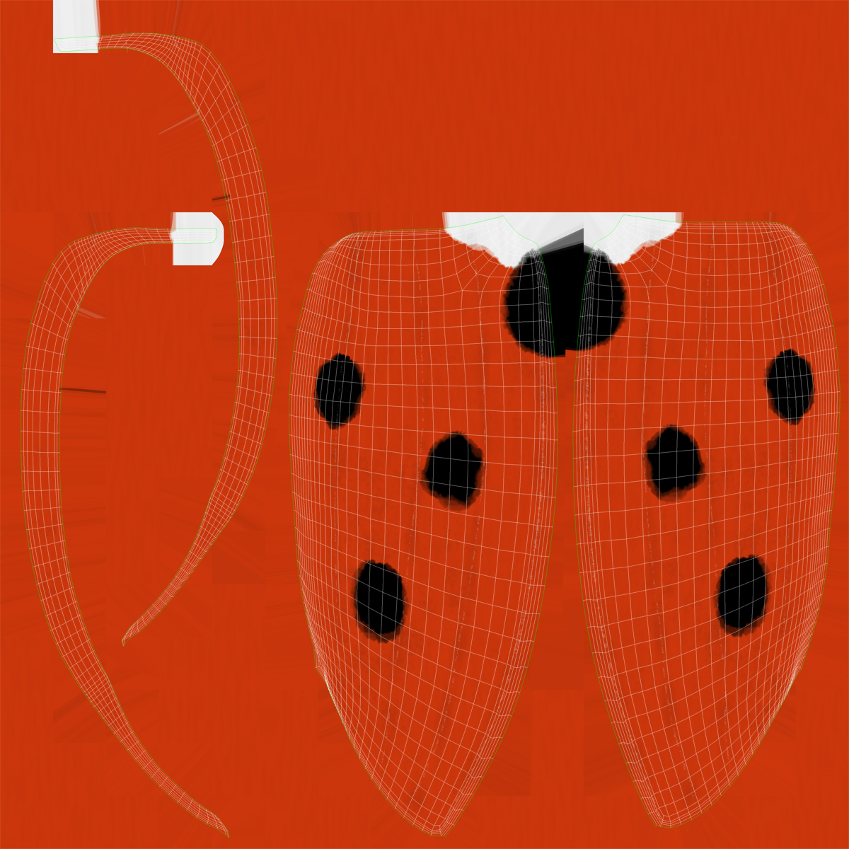 3D LadyBug with Fur