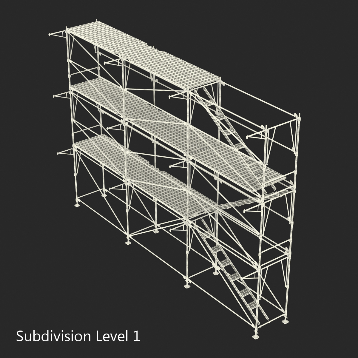 3D Scaffolding 2 model