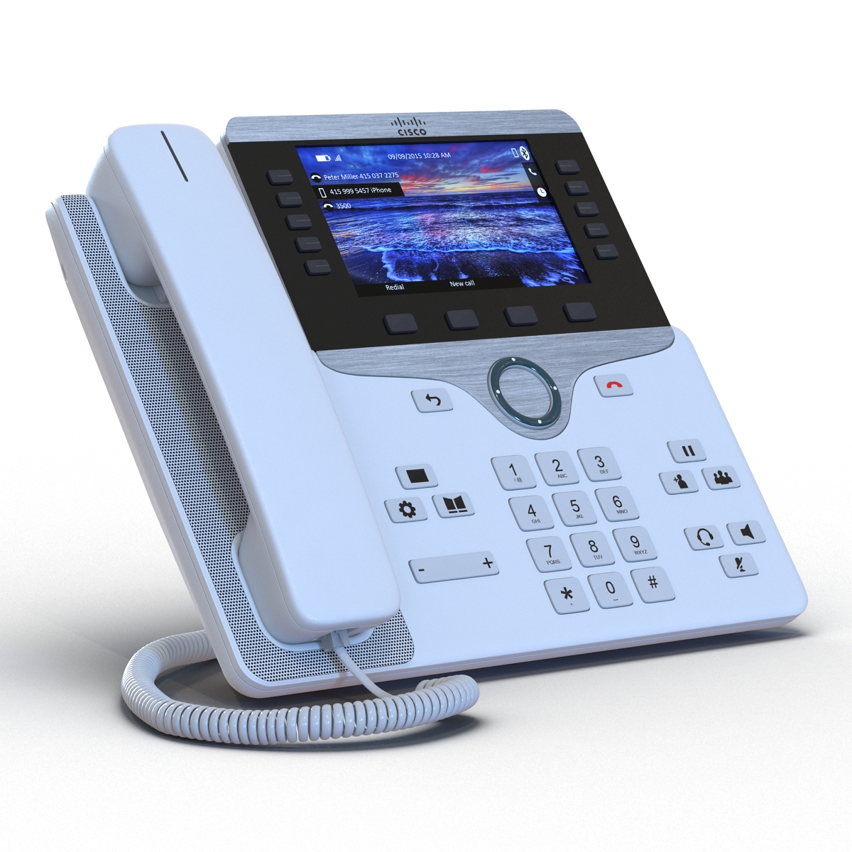 3D model Cisco IP Phone 8861 White