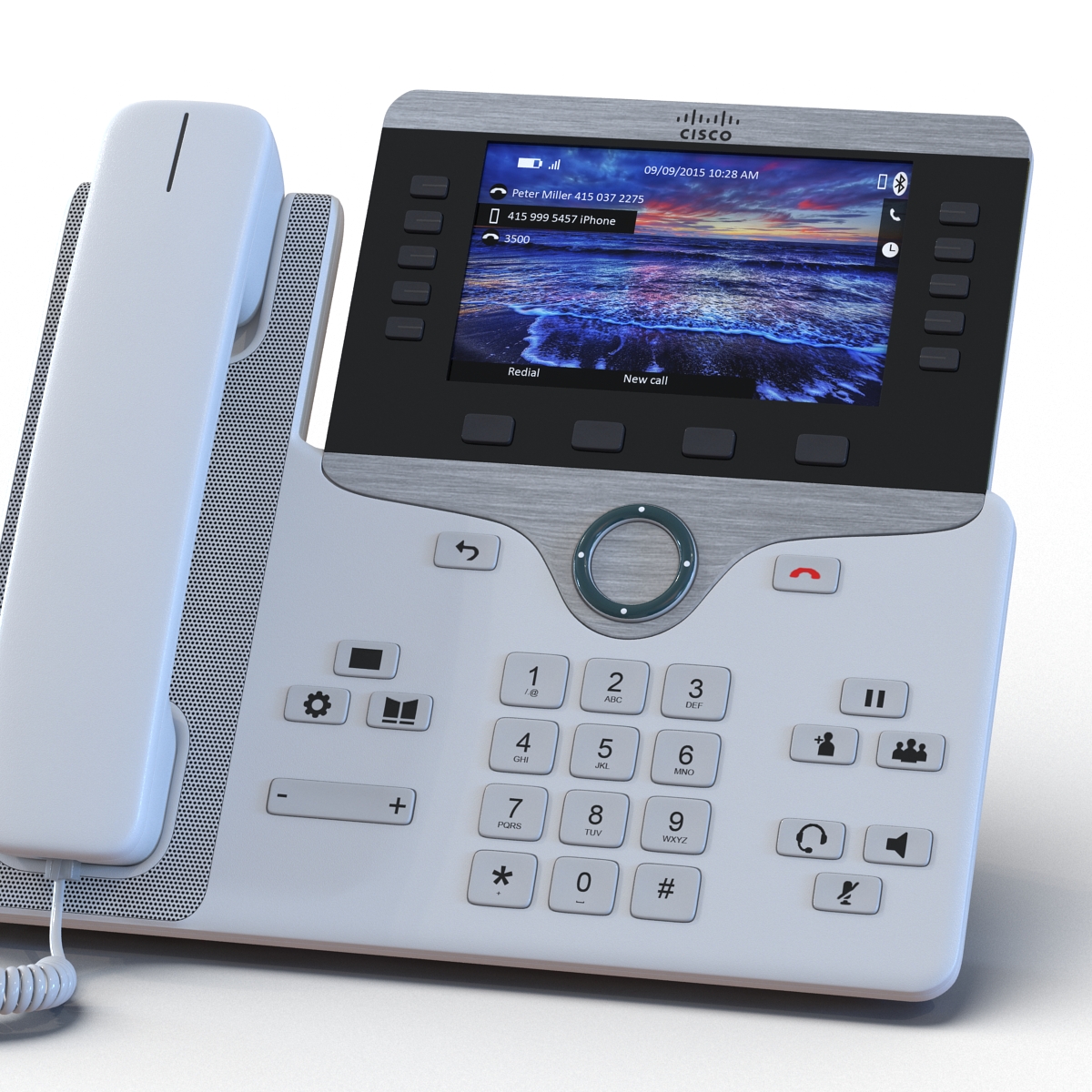 3D model Cisco IP Phone 8861 White