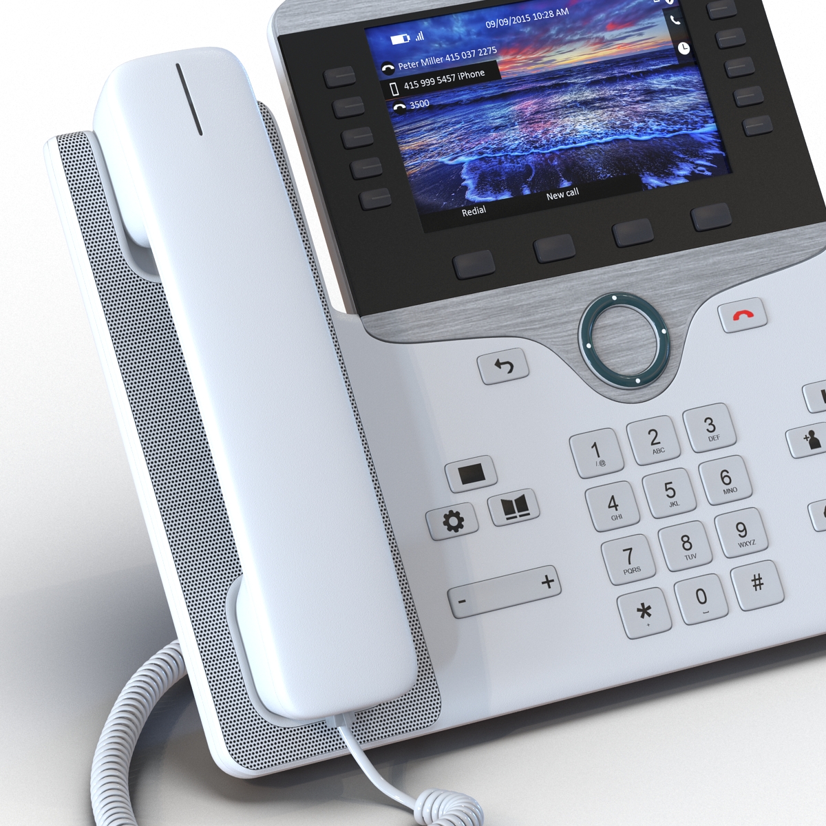 3D model Cisco IP Phone 8861 White