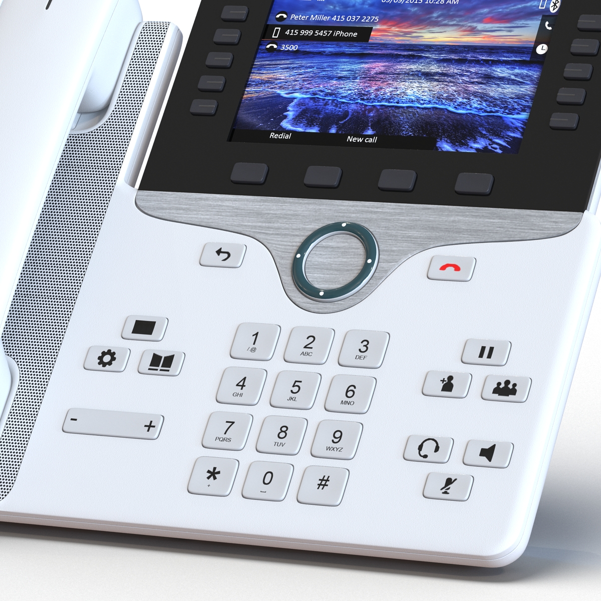 3D model Cisco IP Phone 8861 White