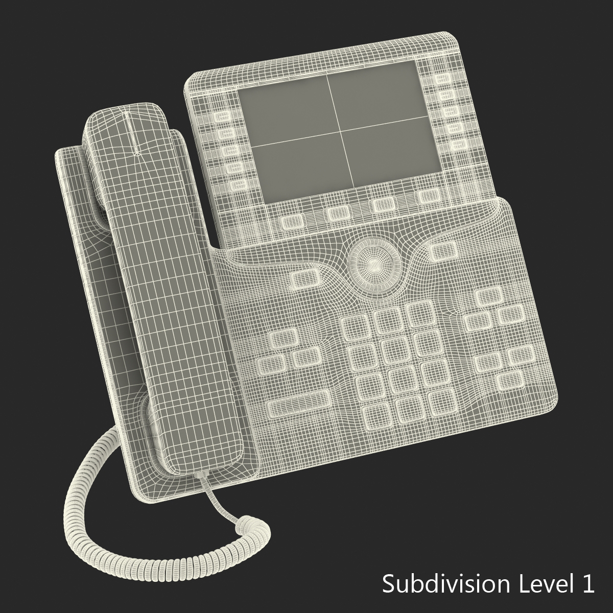 3D model Cisco IP Phone 8861 White