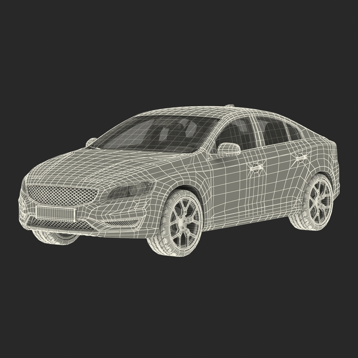 3D model Generic Sedan 3