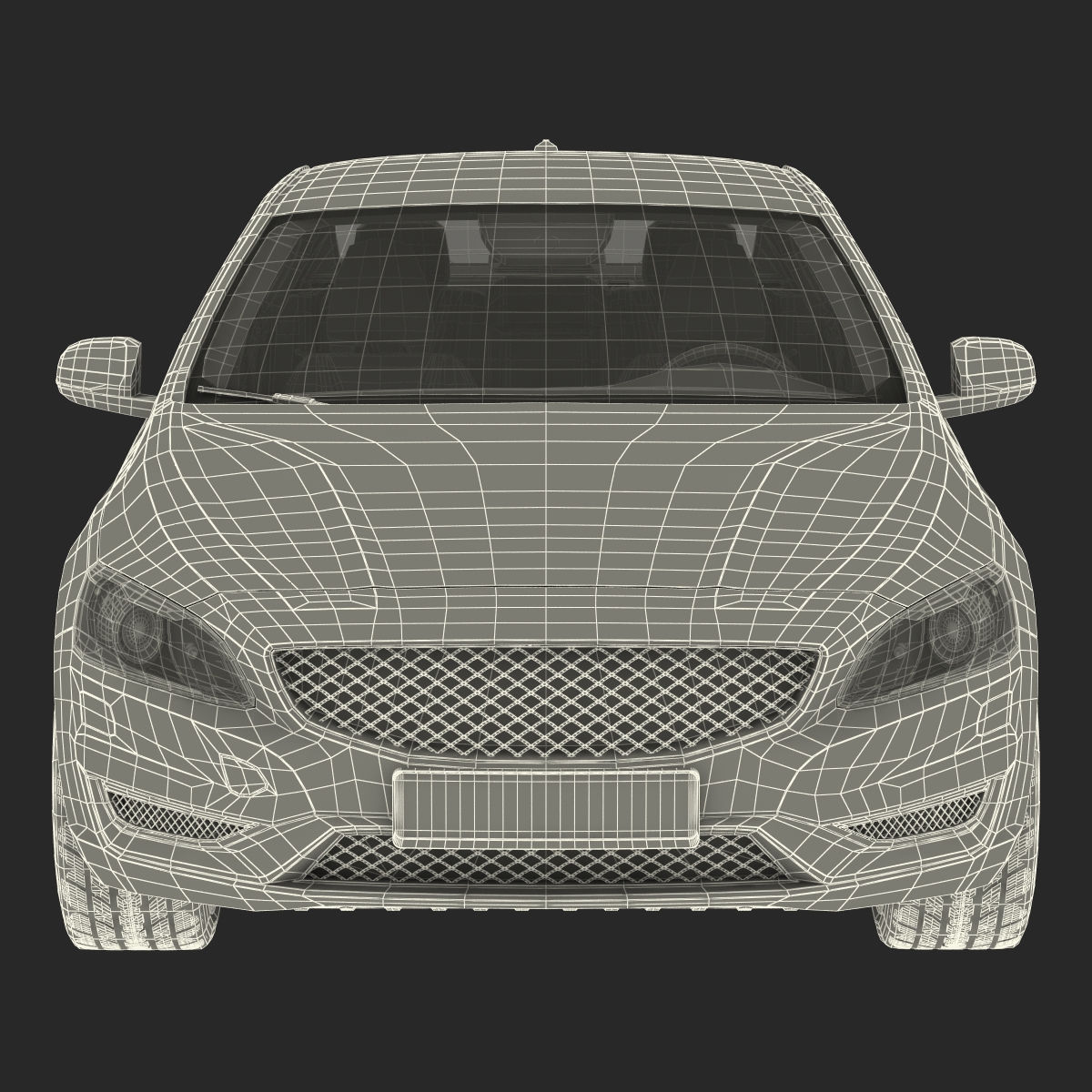 3D model Generic Sedan 3