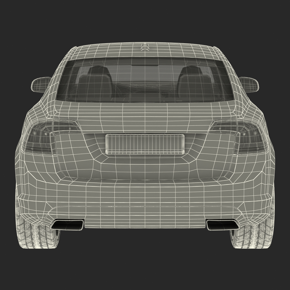 3D model Generic Sedan 3