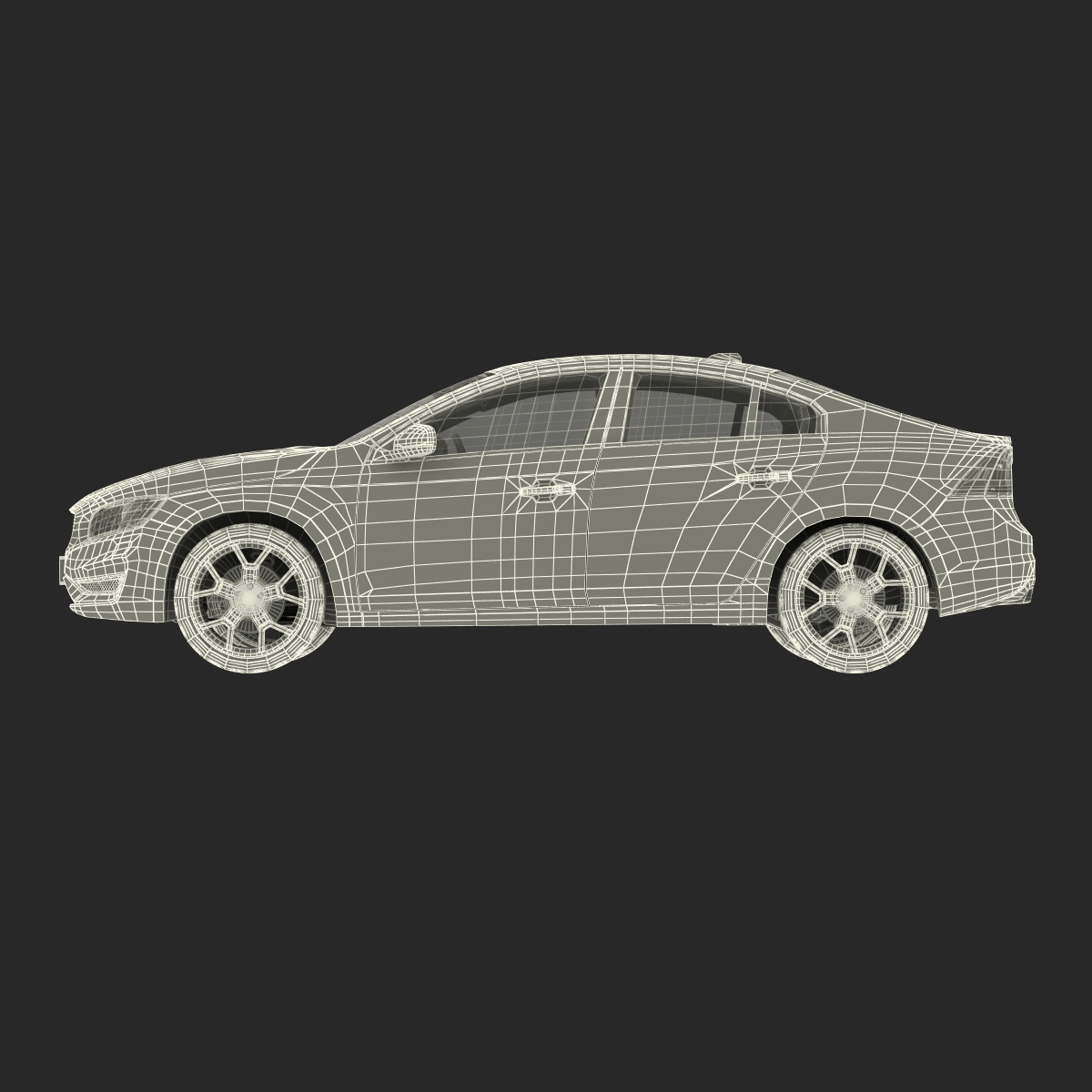 3D model Generic Sedan 3