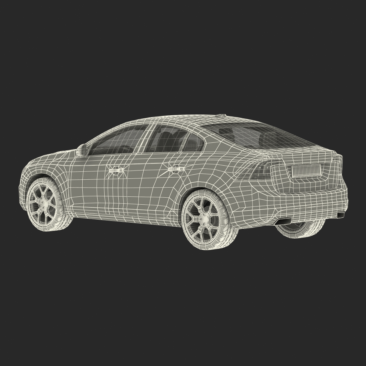 3D model Generic Sedan 3