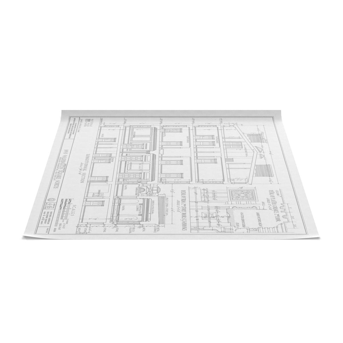 3D House Blueprints 3 model