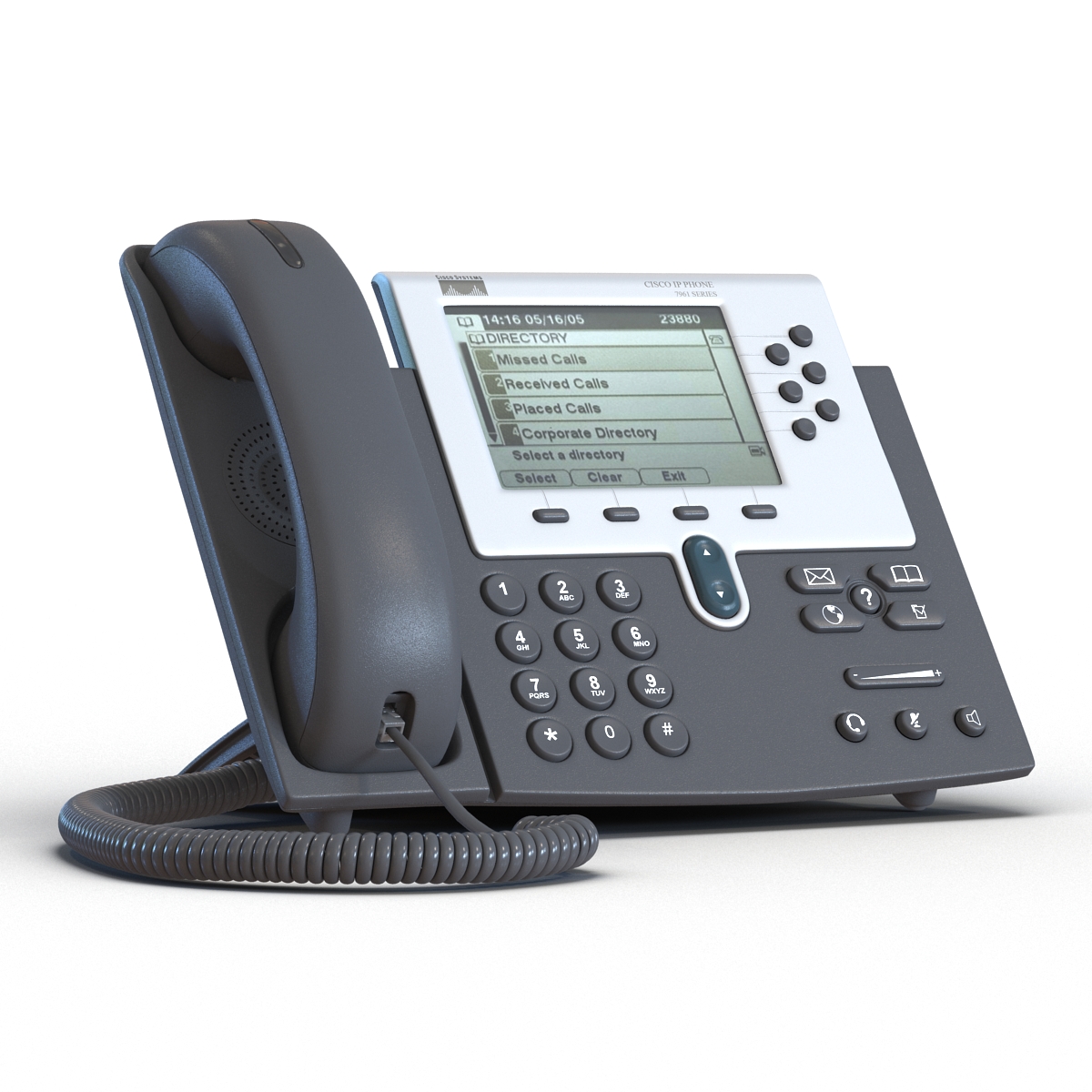 3D Cisco Unified IP Phone 7961G model