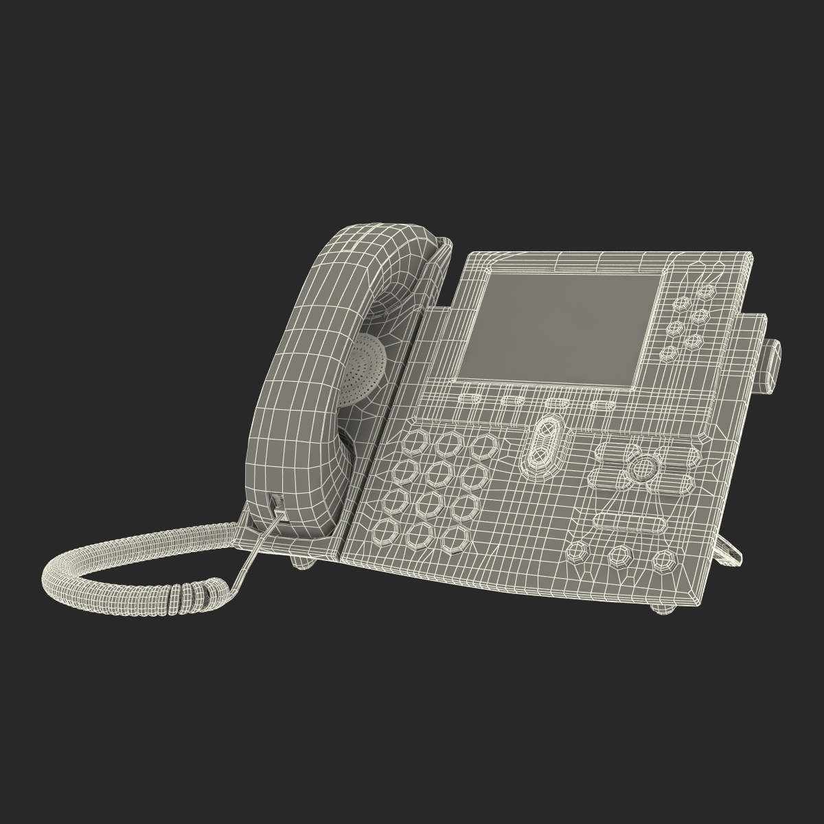 3D Cisco Unified IP Phone 7961G model