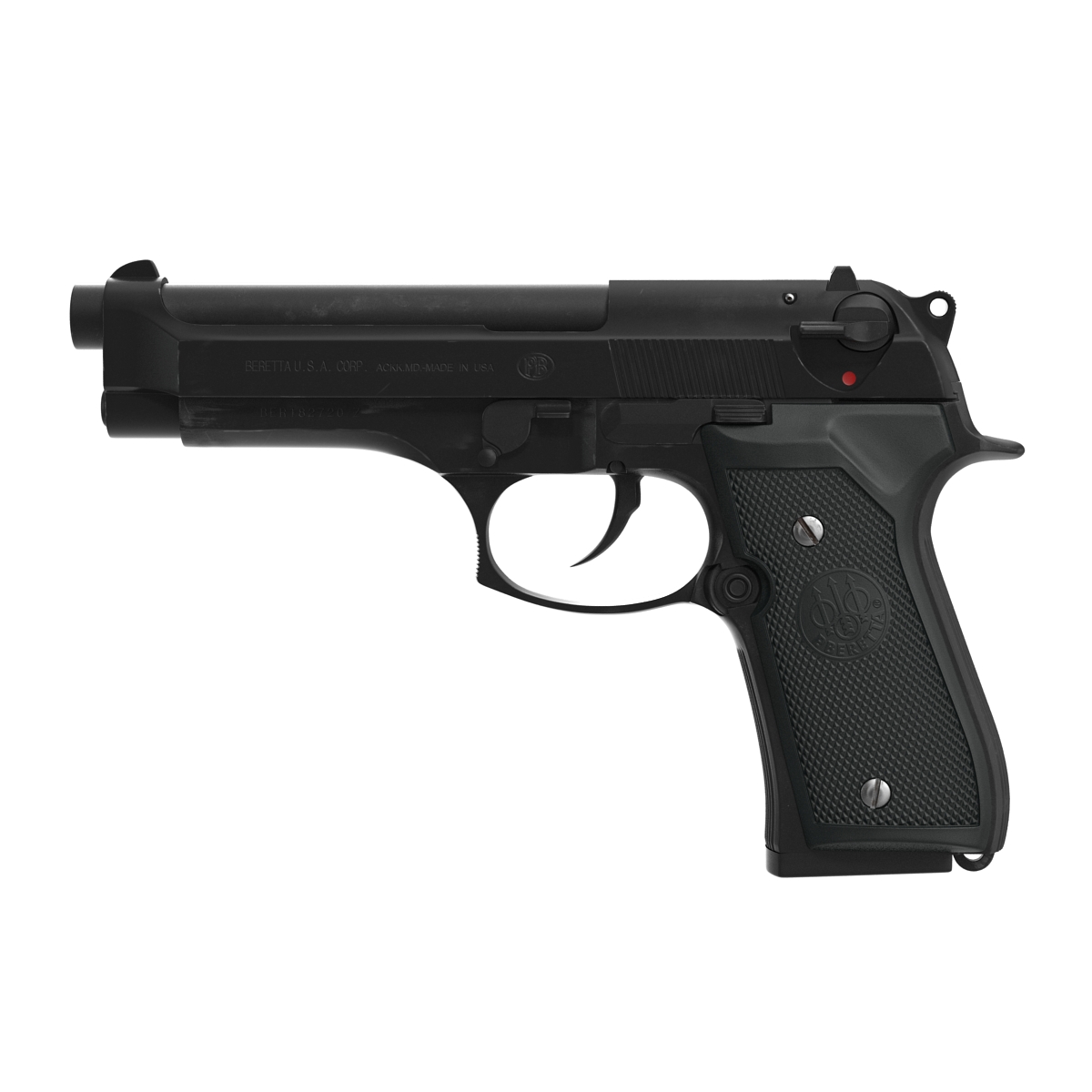 Beretta 92F Black 3D