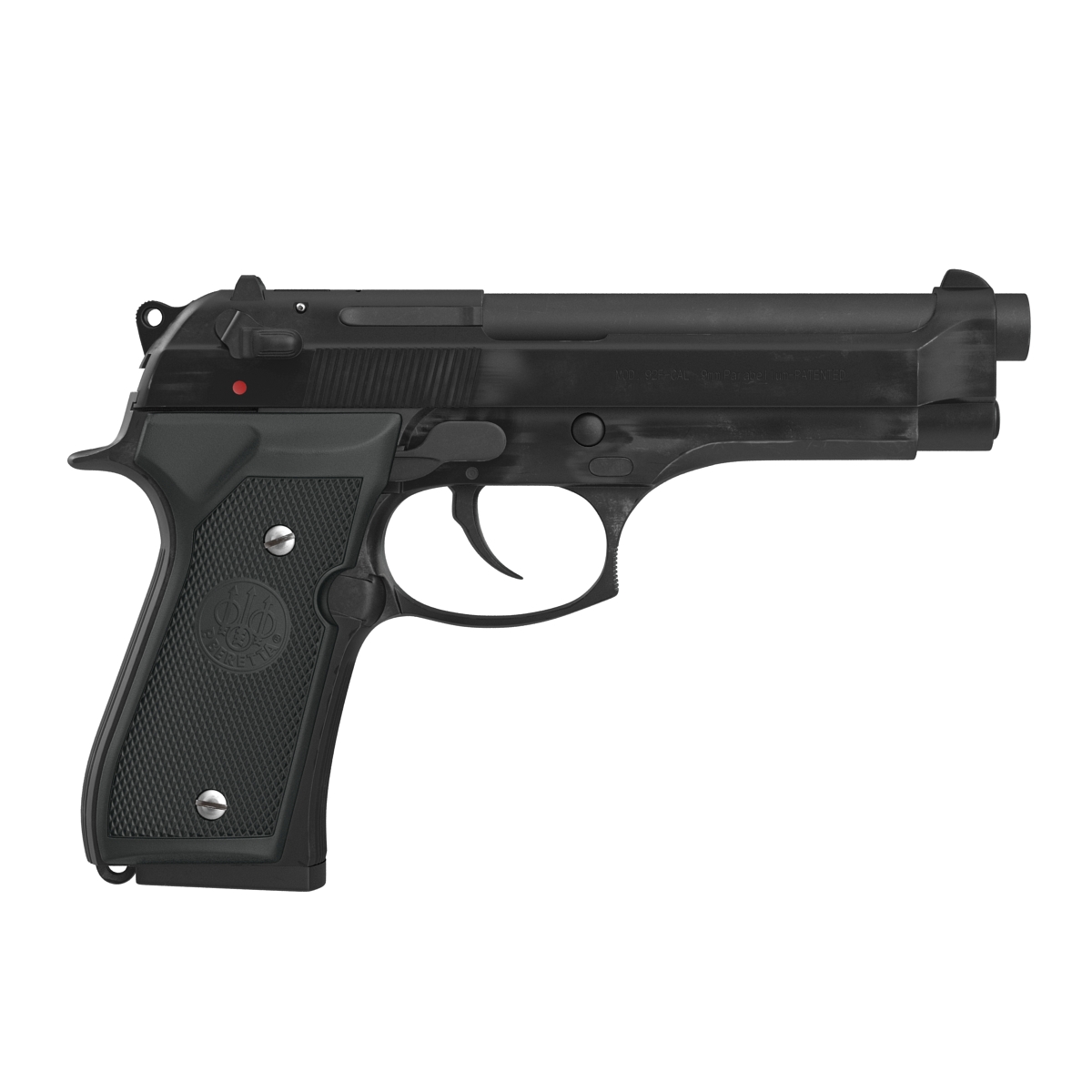 Beretta 92F Black 3D