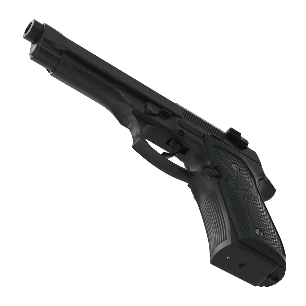 Beretta 92F Black 3D