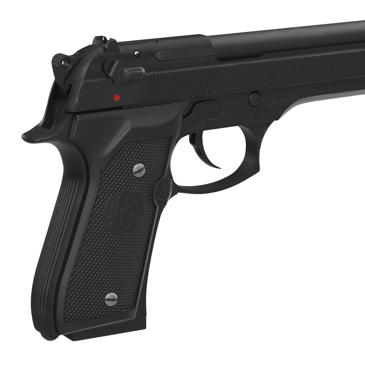 Beretta 92F Black 3D