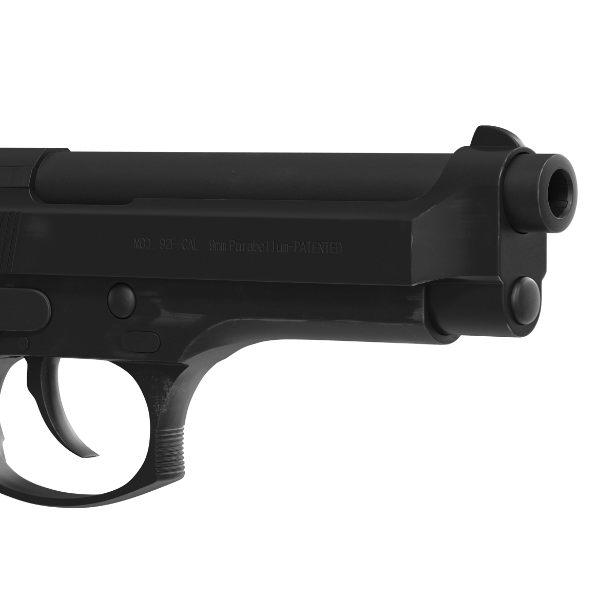 Beretta 92F Black 3D