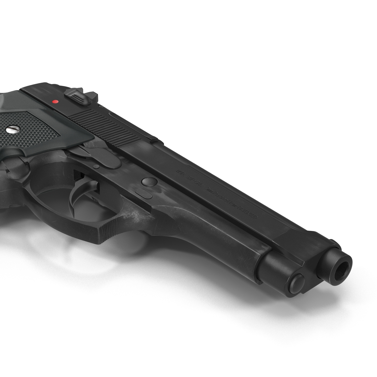 Beretta 92F Black 3D