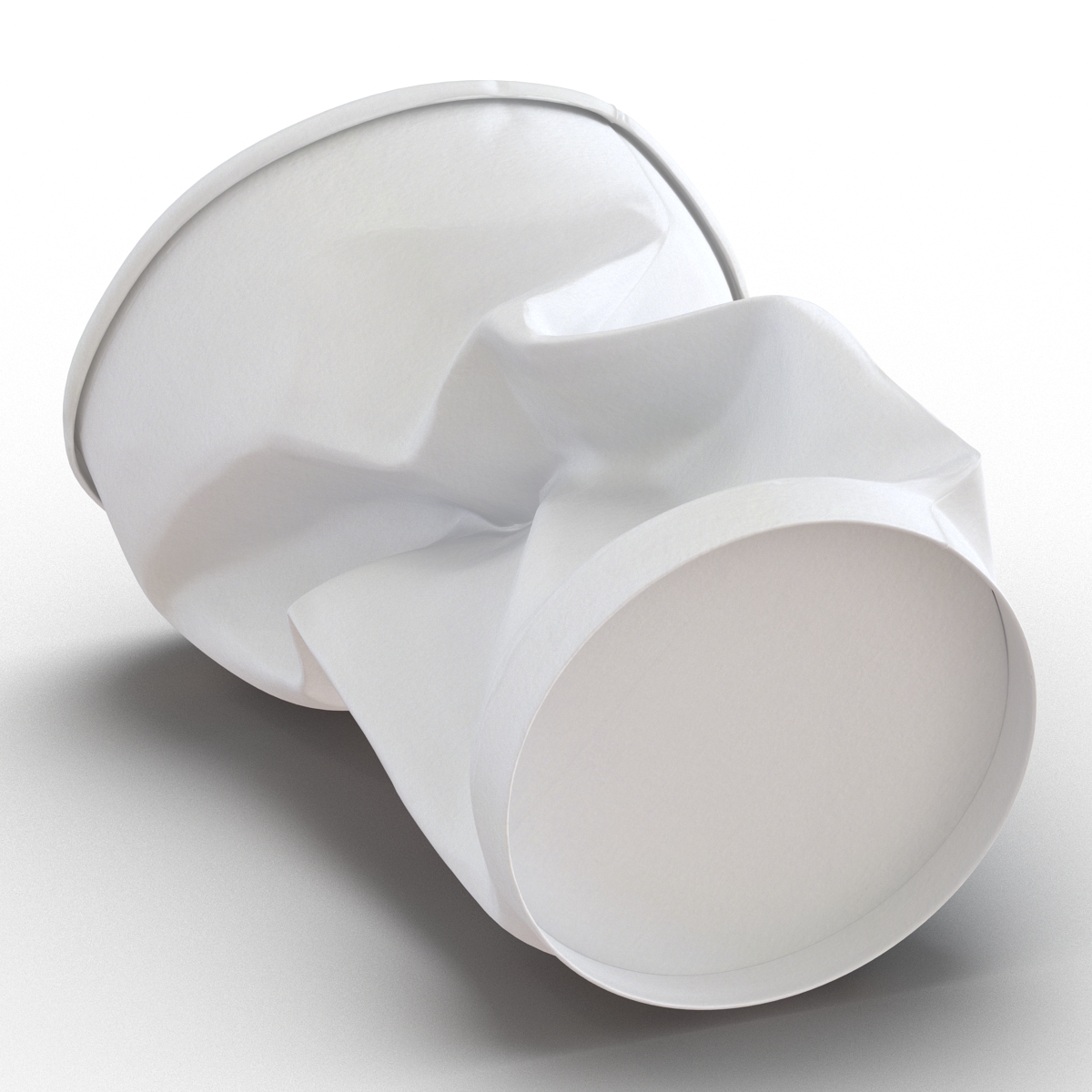 3D Crumpled Drink Cup model