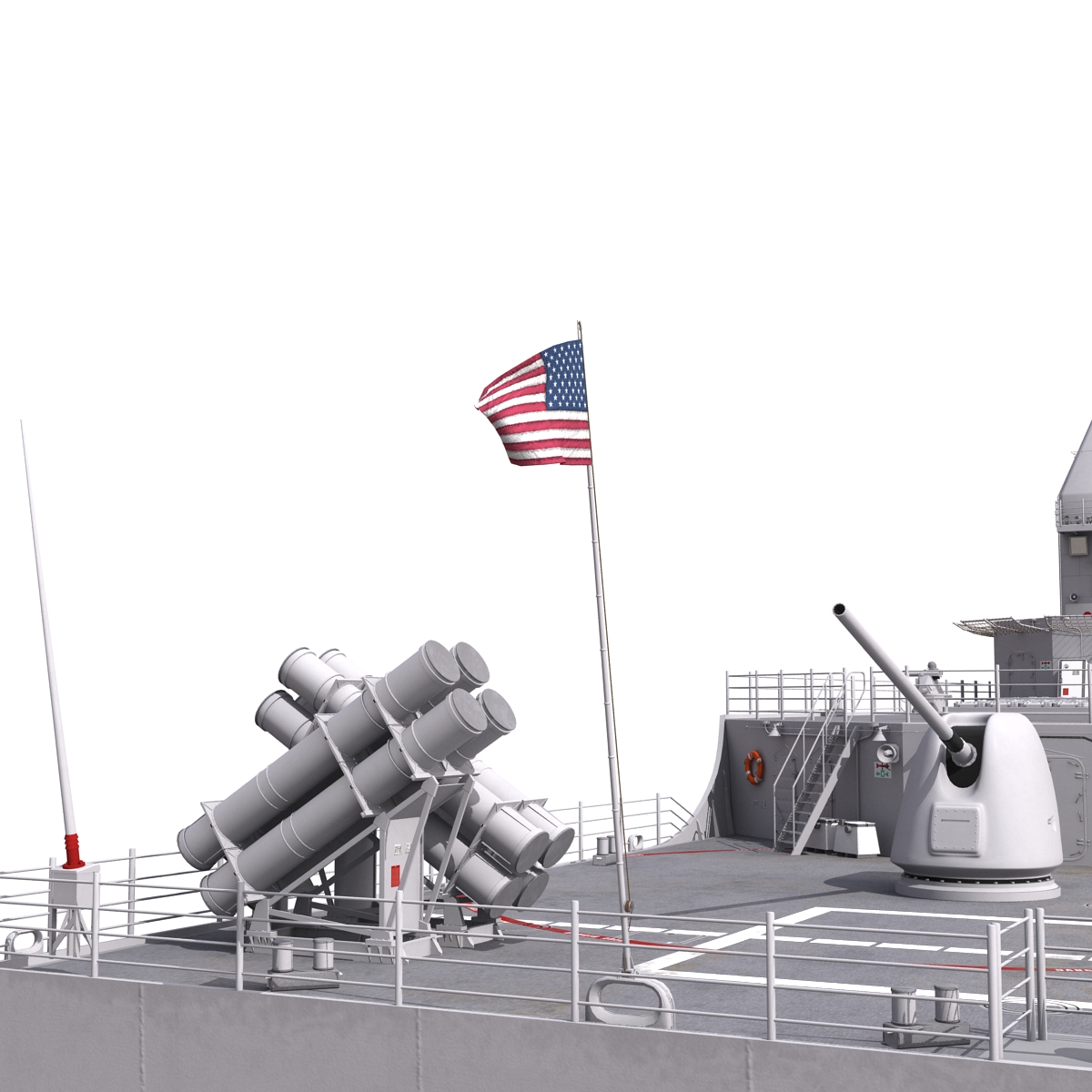 3D Ticonderoga Class Cruiser Vicksburg CG 69