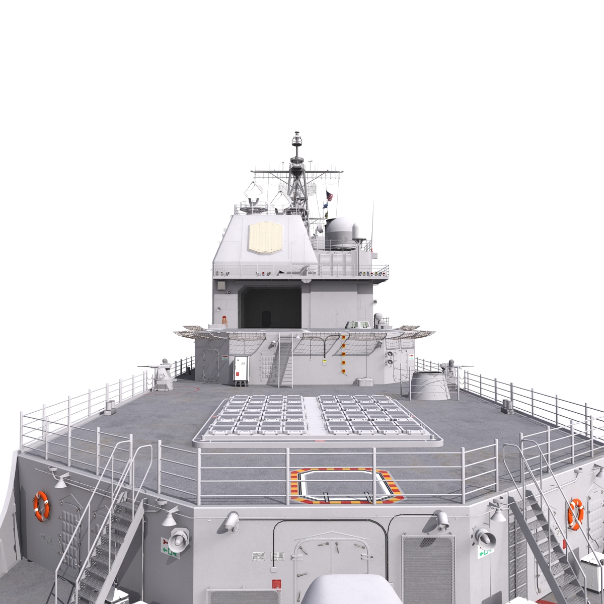 3D Ticonderoga Class Cruiser Vicksburg CG 69