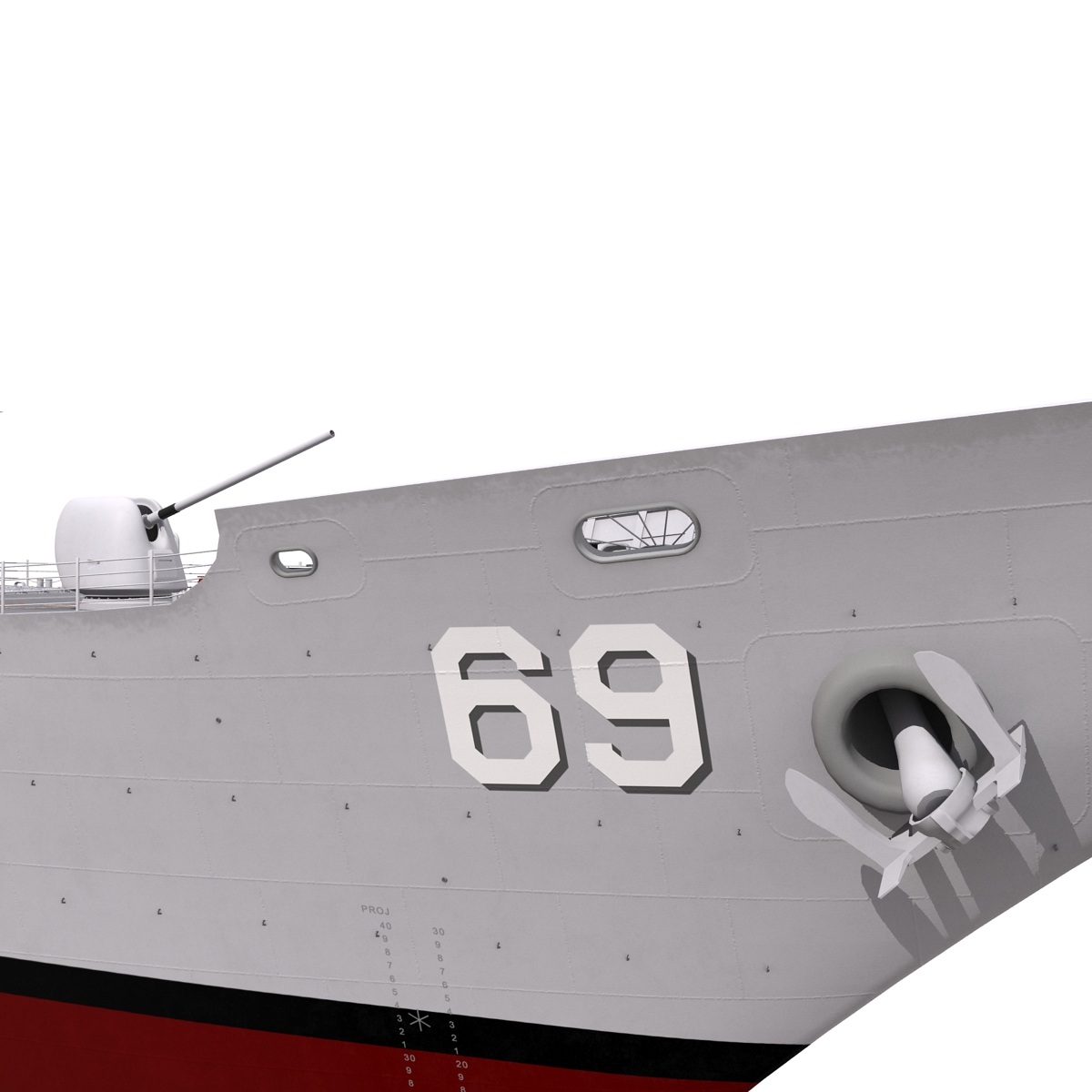 3D Ticonderoga Class Cruiser Vicksburg CG 69