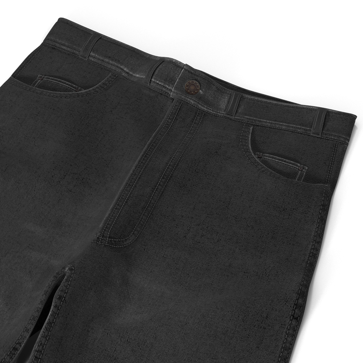 3D Jeans Black