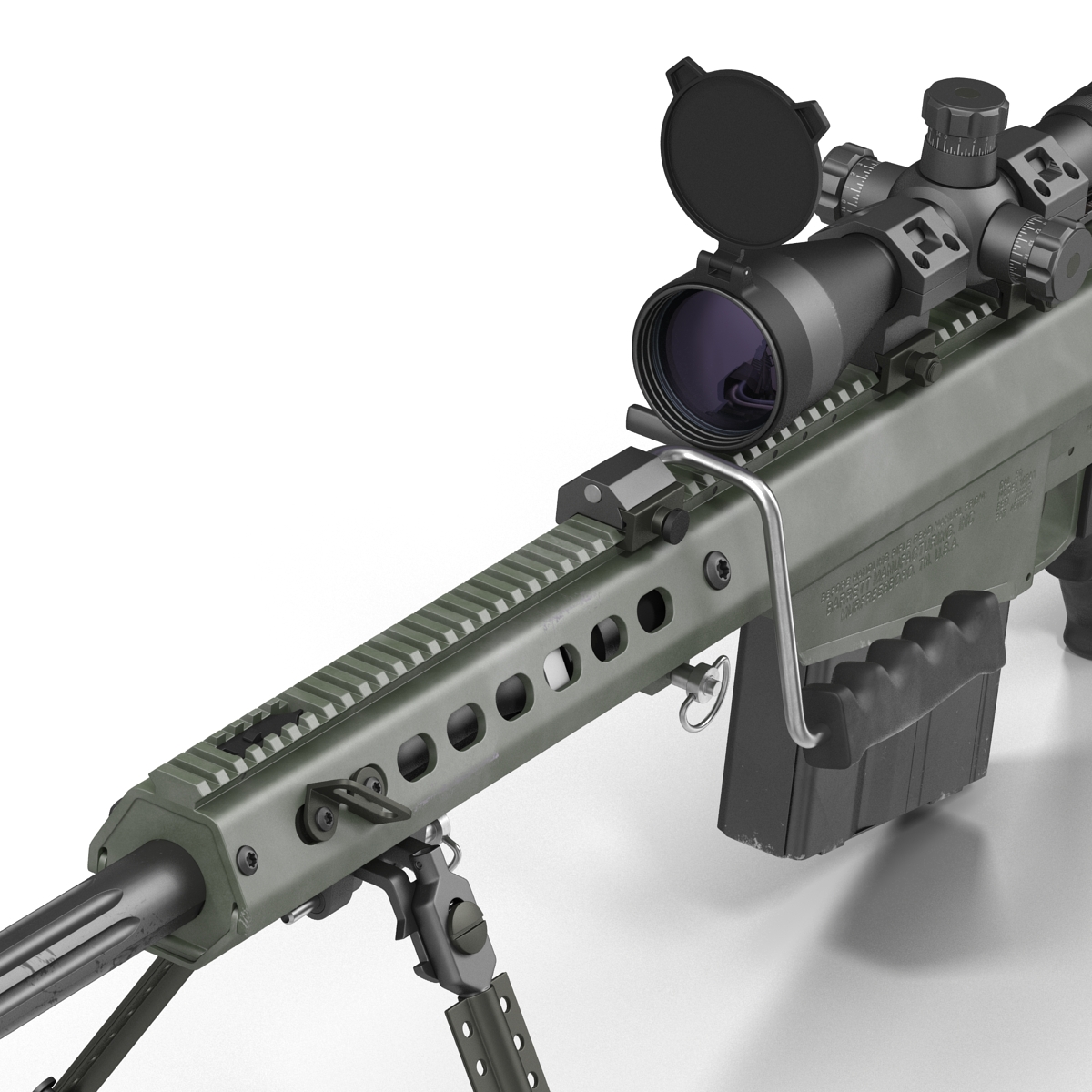 Barrett M107 3D