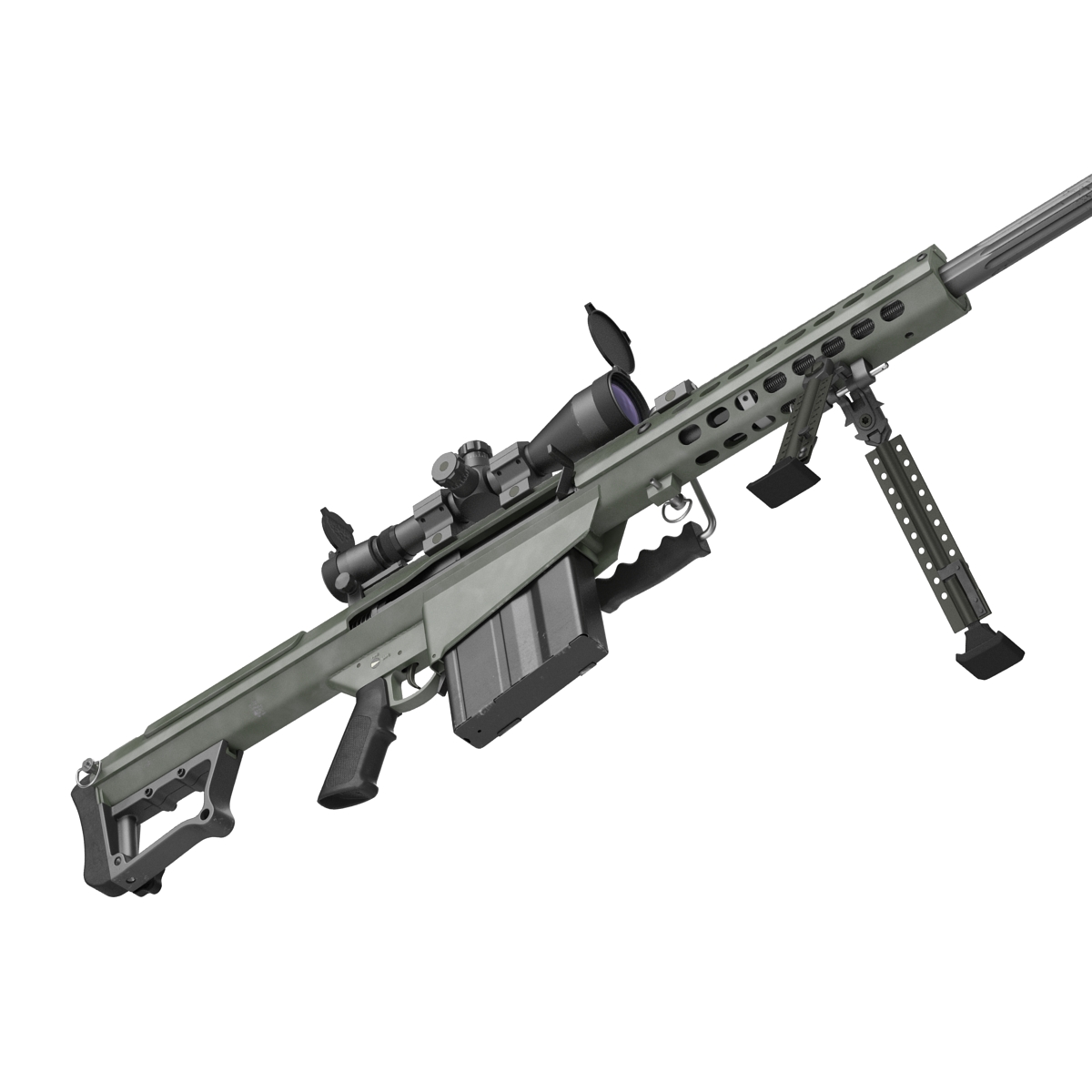 Barrett M107 3D