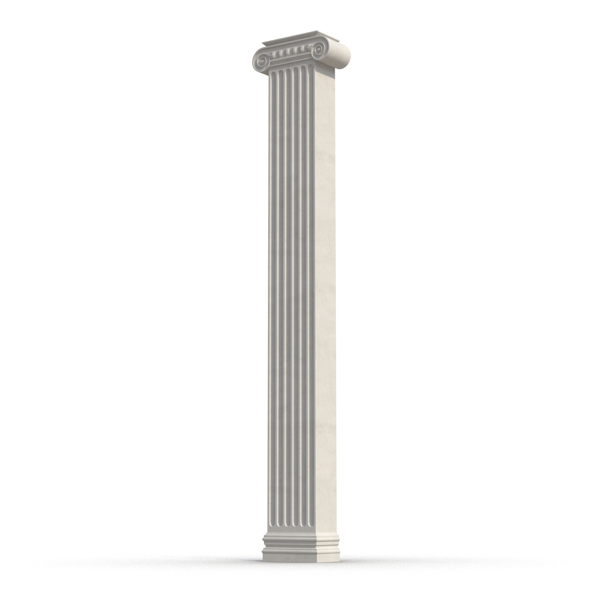 3D Pilaster Ionic Greco Roman 2 model