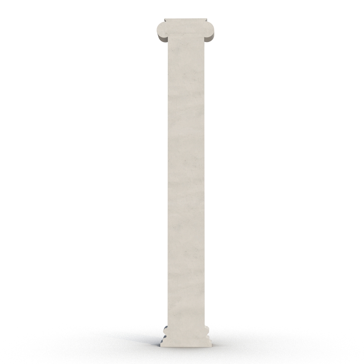 3D Pilaster Ionic Greco Roman 3 model