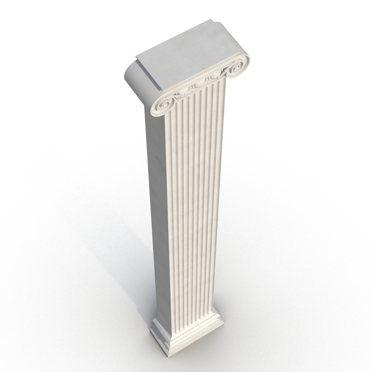 3D Pilaster Ionic Greco Roman 3 model