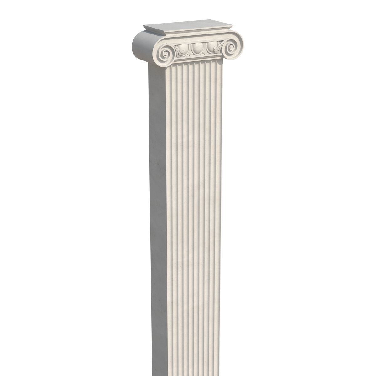 3D Pilaster Ionic Greco Roman 3 model