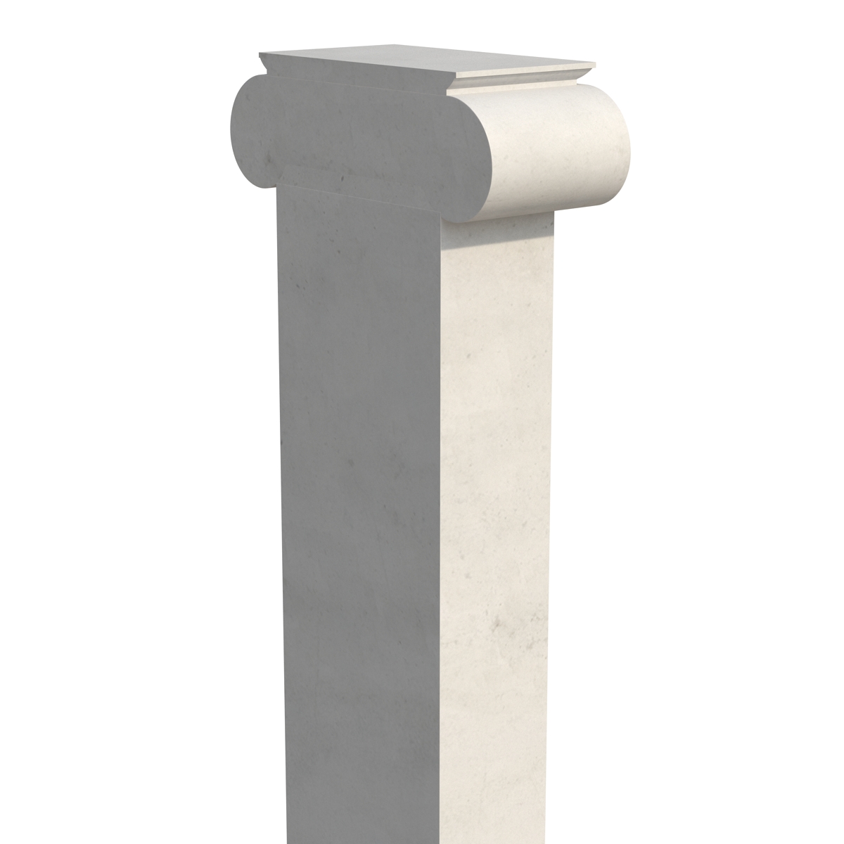 3D Pilaster Ionic Greco Roman 3 model