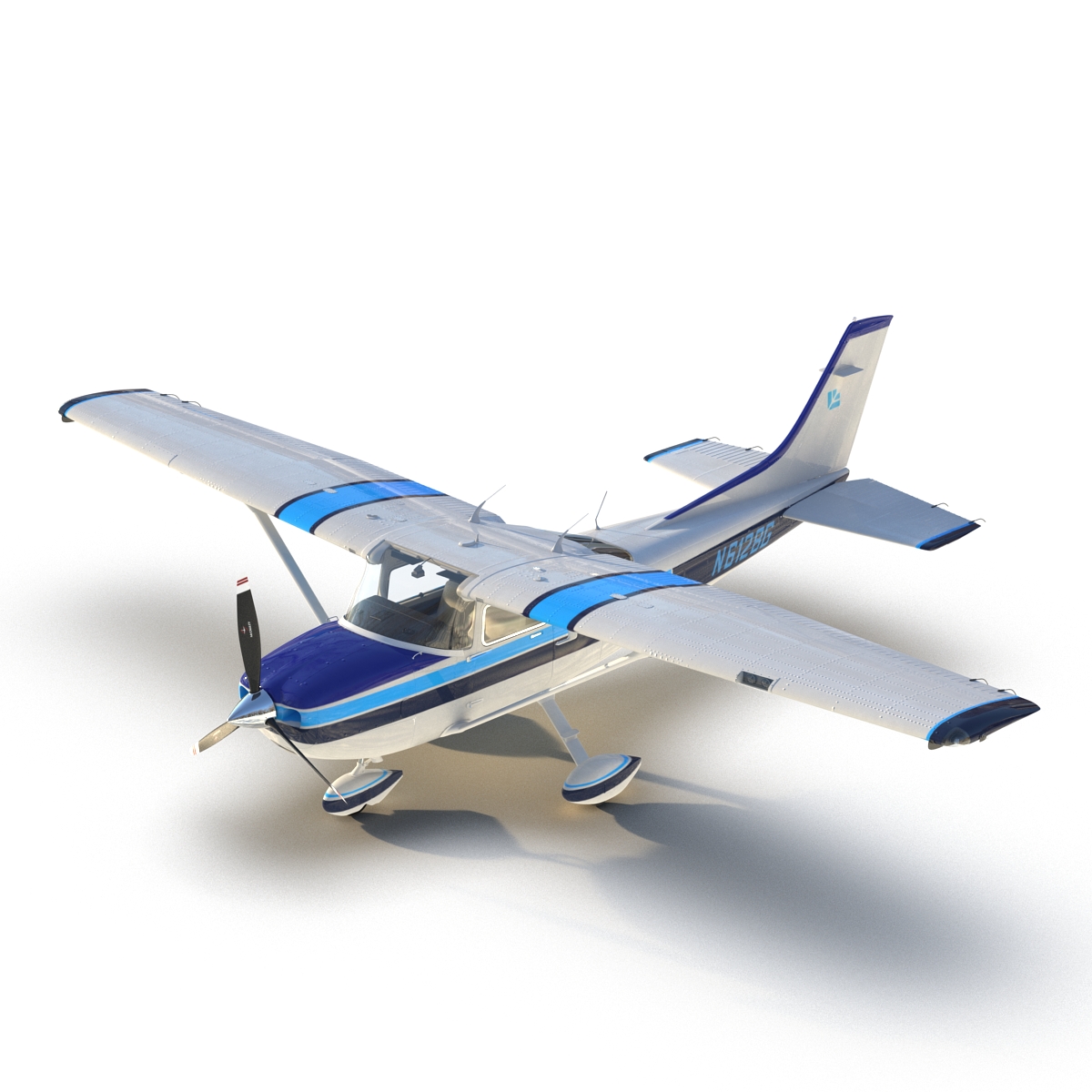 3D Cessna 182 Skylane model