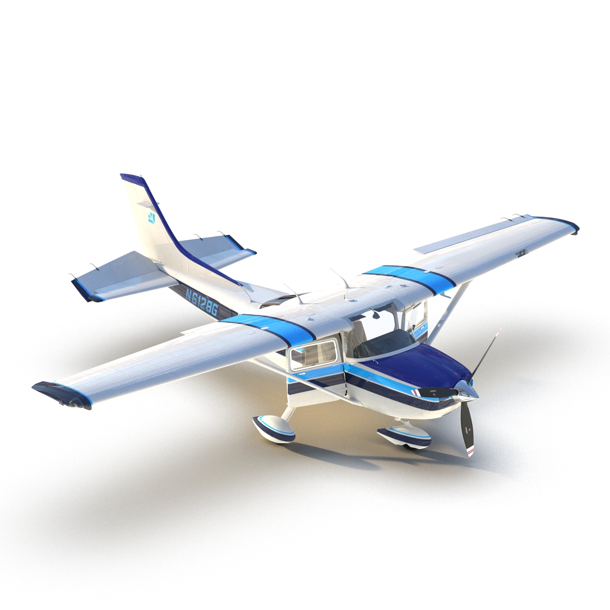 3D Cessna 182 Skylane model