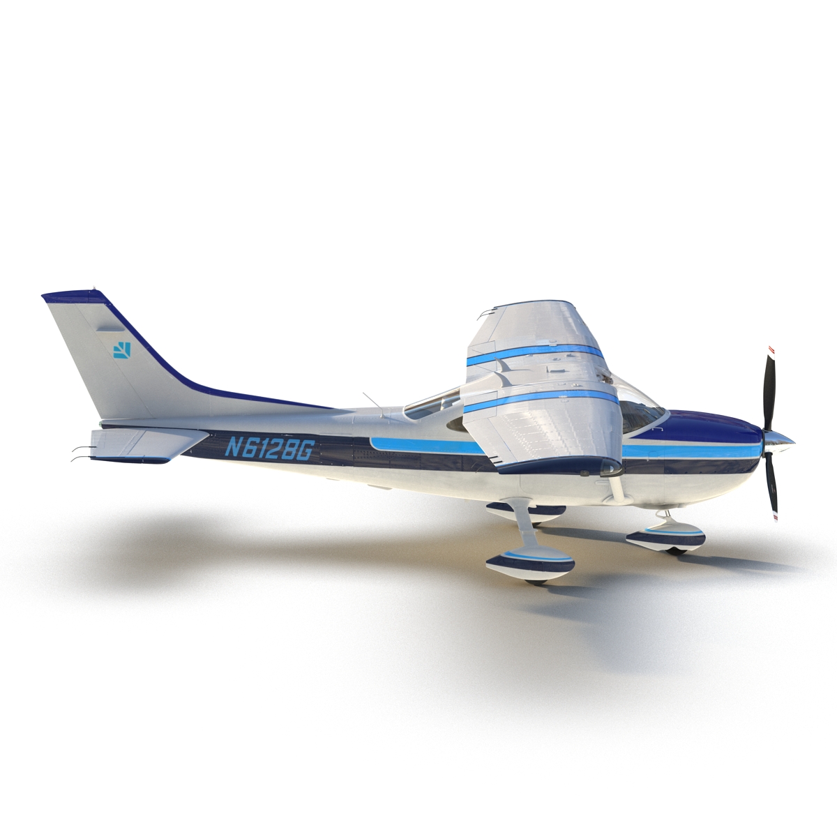 3D Cessna 182 Skylane model