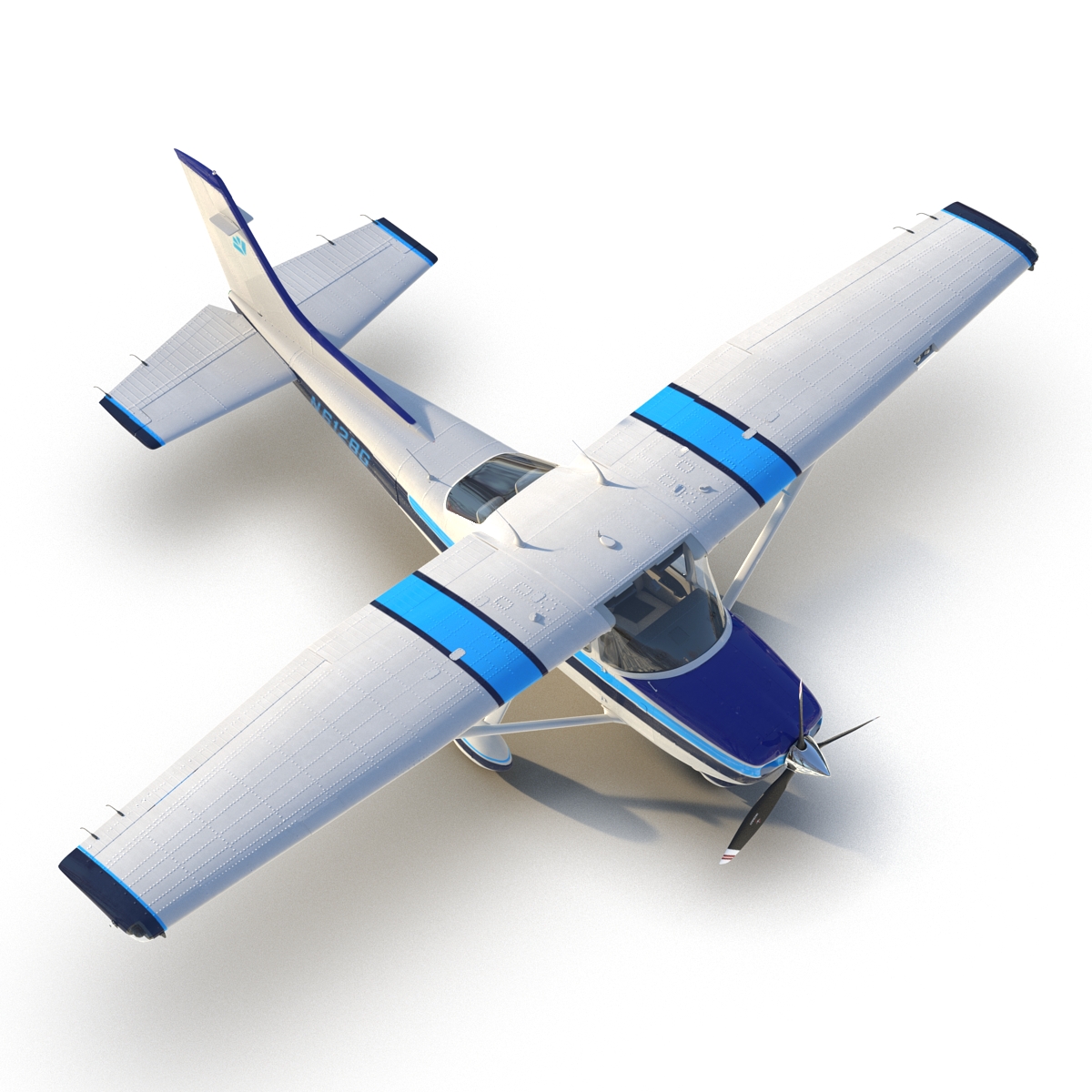 3D Cessna 182 Skylane model