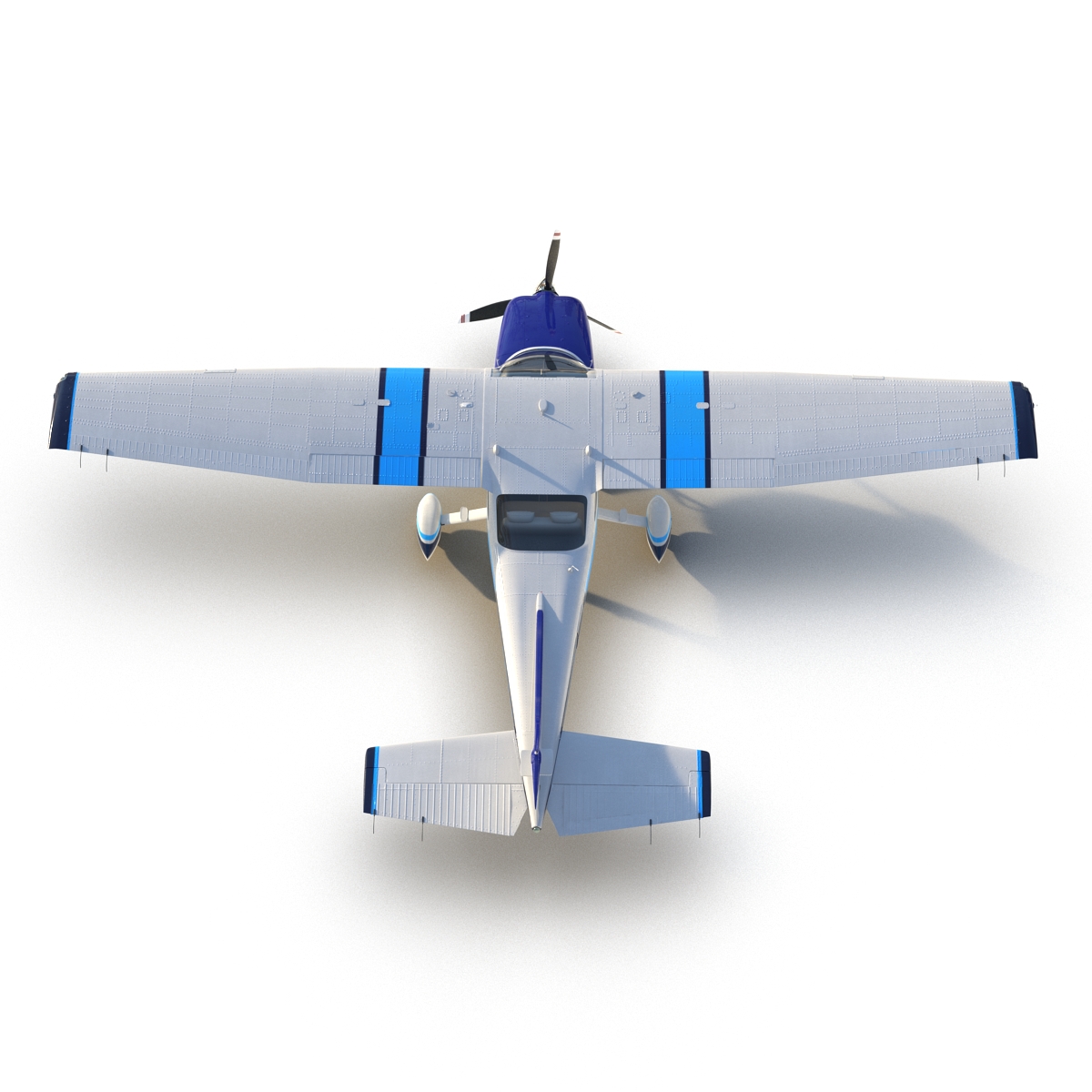 3D Cessna 182 Skylane model